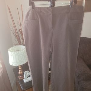 Ashley Stewart Brown Dress Capris